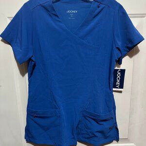 Jockey‎ Women's Blue Scrub Top Size Small NWT
